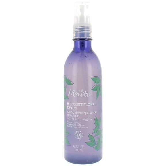 Gelée démaquillante adoucissante BIO Bouquet floral Melvita - 200 ml