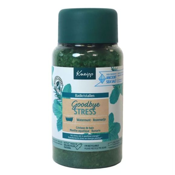 Goodbye Stress Sels de bain Menthe Aquatique et Romarin Kneipp - boîte de 600g