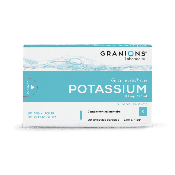 Granions de potassium - boite de 30 ampoules