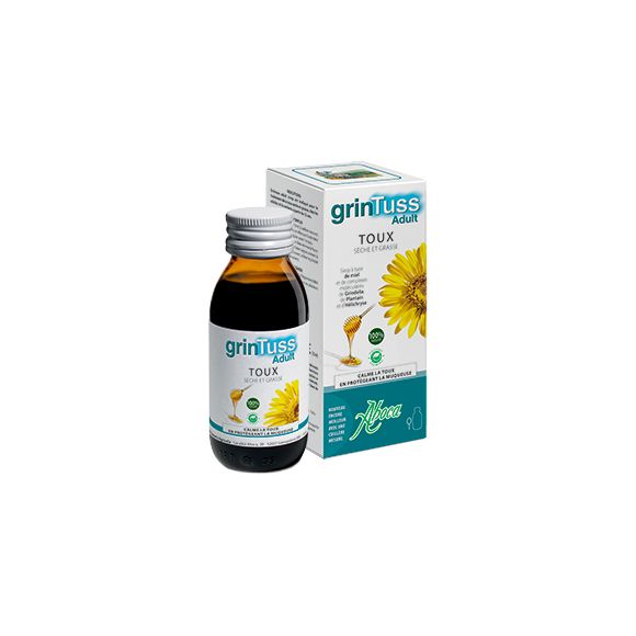 Grintuss adult sirop toux sèche et grasse Aboca - flacon de 128 g