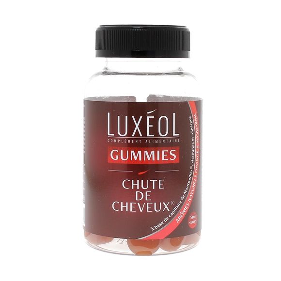 Gummies Chute de cheveux Luxéol - pot de 60 gummies