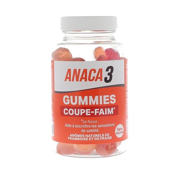 Gummies coupe-faim Anaca3 - pot de 60 gummies