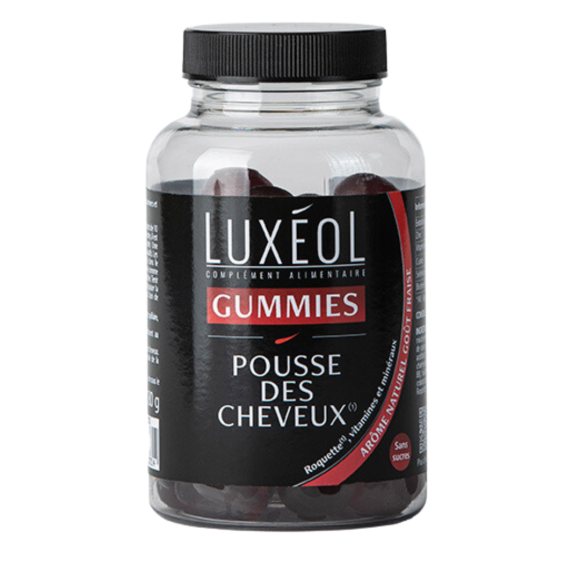 Gummies pousse des cheveux Luxéol - pot de 60 gummies