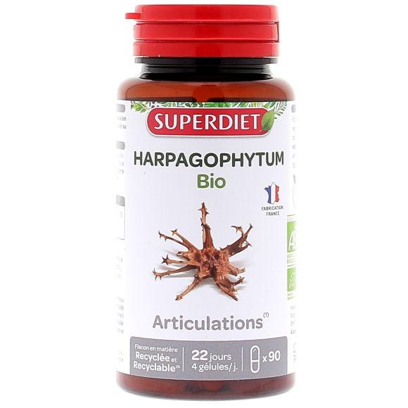 Harpagophytum bio Super Diet - boite 90 gélules