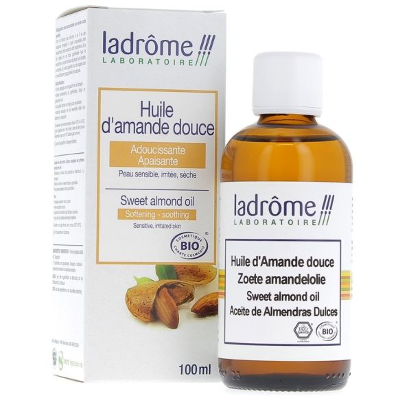 Huile d'amande douce Bio Ladrôme - Flacon de 100 ml