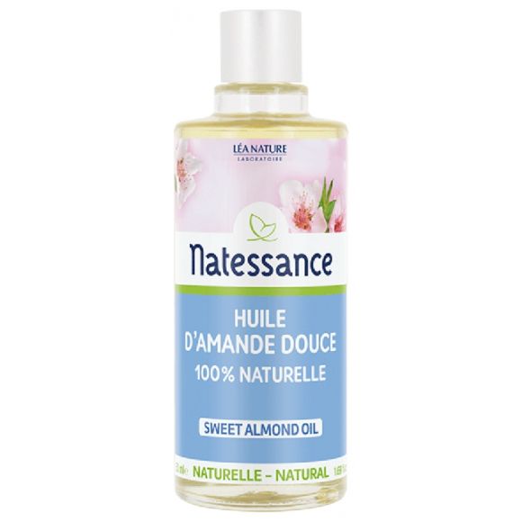 Huile d'amande douce Natessance - flacon de 50 ml