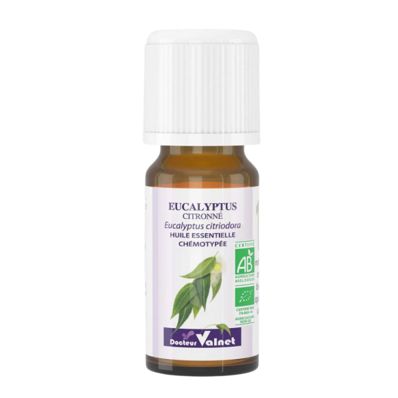 Huile essentielle Eucalyptus citronné BIO Dr Valnet - 10 ml