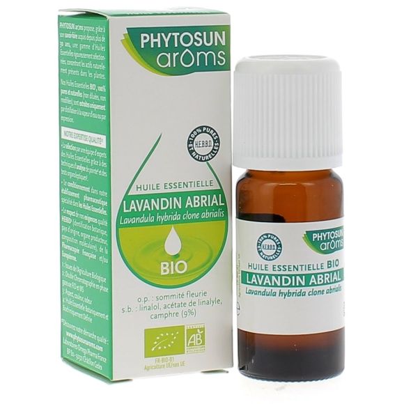 Huile essentielle Lavandin abrial BIO Phytosun Arôms - Flacon de 10 ml