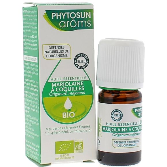 Huile essentielle Marjolaine à coquilles BIO Phytosun Arôms - Flacon de 5 ml