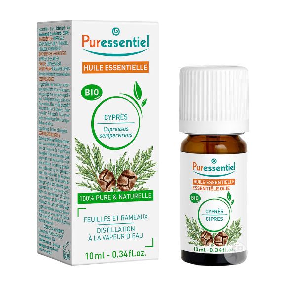 Huile essentielle bio Cyprès Puressentiel - flacon de 10 ml