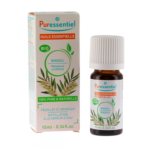 Huile essentielle bio Niaouli Puressentiel - flacon de 10 ml