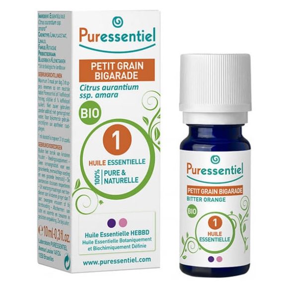 Huile essentielle bio petit grain bigarade Puressentiel - flacon de 10 ml