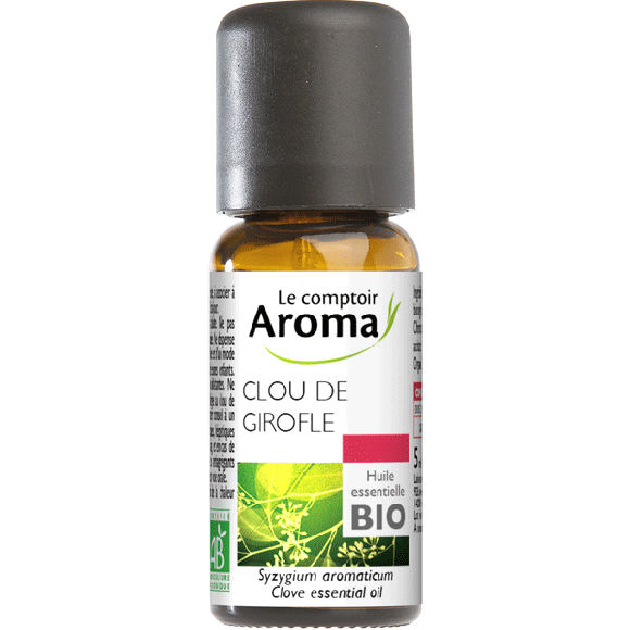 Huile essentielle de Clou de Girofle bio Le Comptoir Aroma - flacon de 5ml