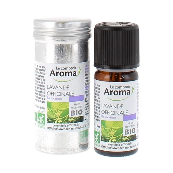 Huile essentielle de Lavande Officinale bio Le Comptoir Aroma - flacon de 10 ml