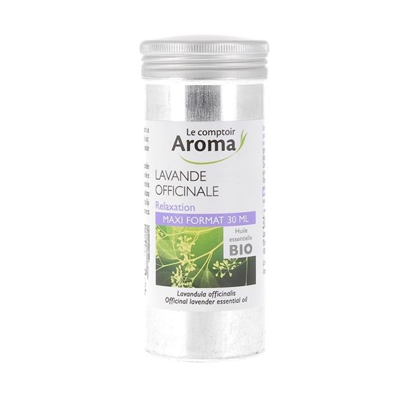 Huile essentielle de Lavande officinale bio Le Comptoir Aroma - flacon de 30ml