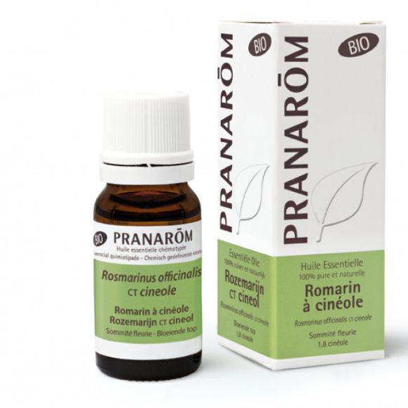 Huile essentielle de Romarin à cinéole Bio Pranarôm - flacon de 10 ml