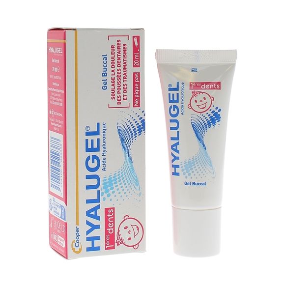 Hyalugel gel buccal 1ère dents - tube de 20 ml