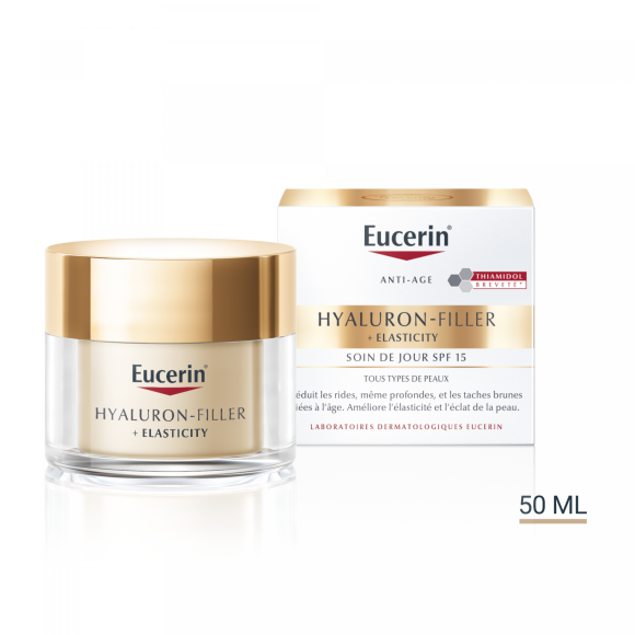 Hyaluron-Filler + Elasticity Soin de jour SPF15 Eucerin - pot de 50 ml