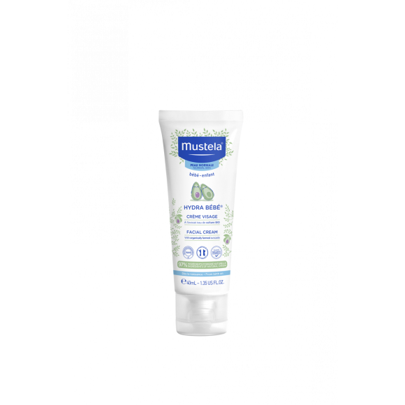 Hydra bébé crème visage Mustela - tube de 40 ml