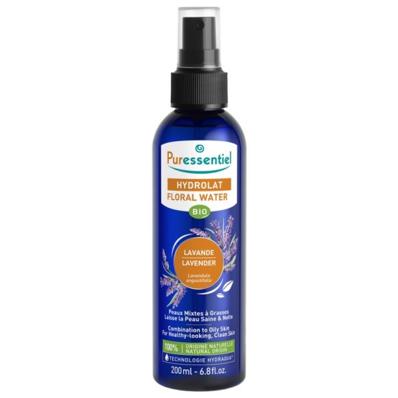 Hydrolat eau florale lavande bio Puressentiel - spray de 200 ml