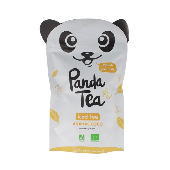 Iced tea détox ananas & coco Panda Tea - 28 sachets