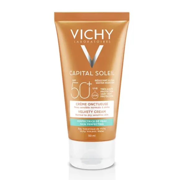 Capital Soleil Crème onctueuse protectrice SPF50+ Vichy - tube de 50 ml