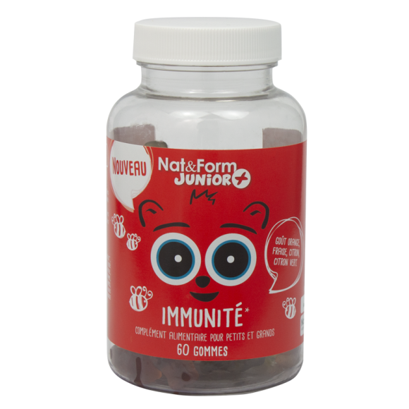 Immunité junior Nat & Form - pot de 60 gommes