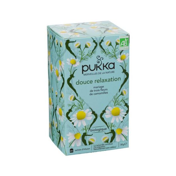 Infusion Camomille, Vanille et Miel de Manuka bio Pukka - boite de 20 sachets