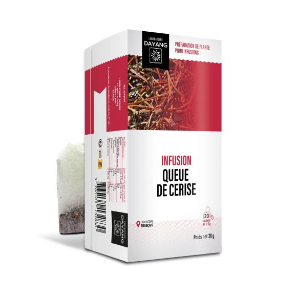 Infusion Queue de cerise Dayang - boîte de 20 sachets