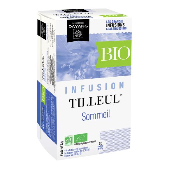 Infusion tilleul Bio sommeil Dayang - boîte de 20 sachets