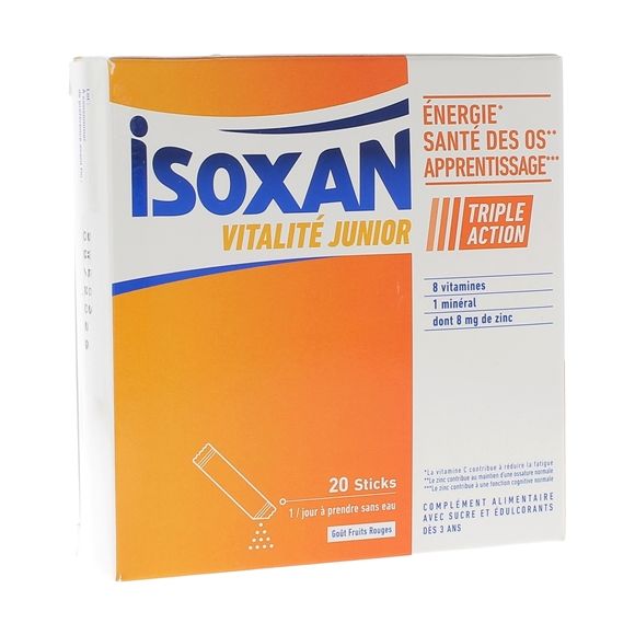 Vitalité Junior Isoxan - boite de 20 sticks