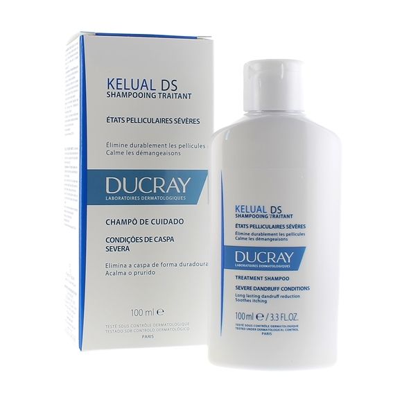 Kelual DS Shampoing traitant états pelliculaires sévères Ducray - flacon de 100 ml