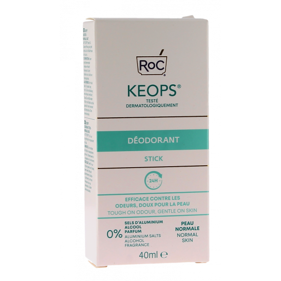 Keops déodorant stick 24h Roc - stick de 40ml