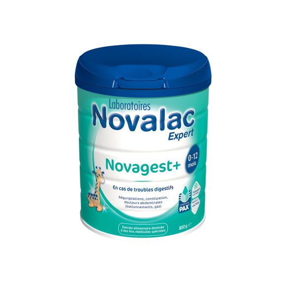 Lait Novagest troubles digestifs 0-12 mois Novalac - pot de 800g