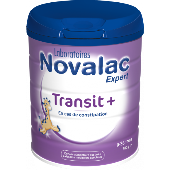 Transit + Lait en poudre 0-36 mois Novalac - pot de 800g