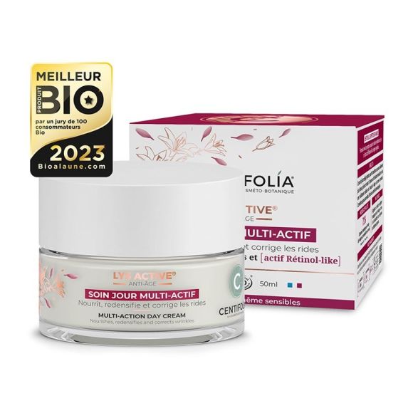 Lys Active Soin jour multi-actif bio Centifolia - pot de 50ml