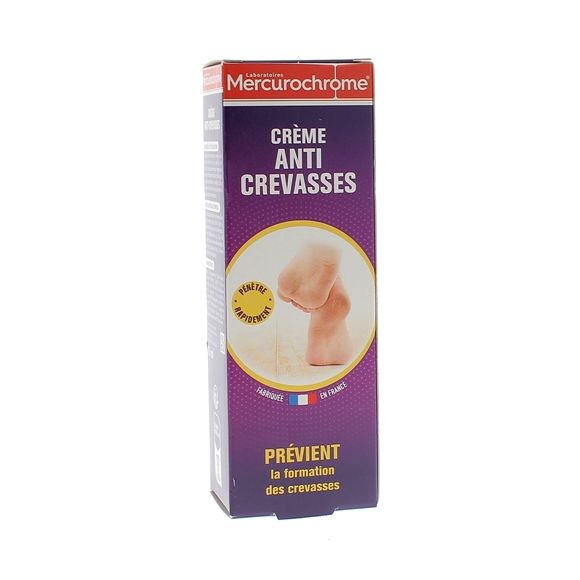 Crème anti-crevasses Mercurochrome - tube de 75 ml