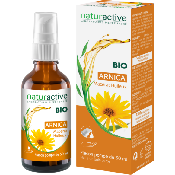 Macérat huileux Arnica Bio Naturactive - flacon de 50 ml