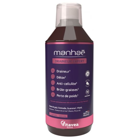 Manhaé Draineur expert Vitavea - bouteille de 500 ml