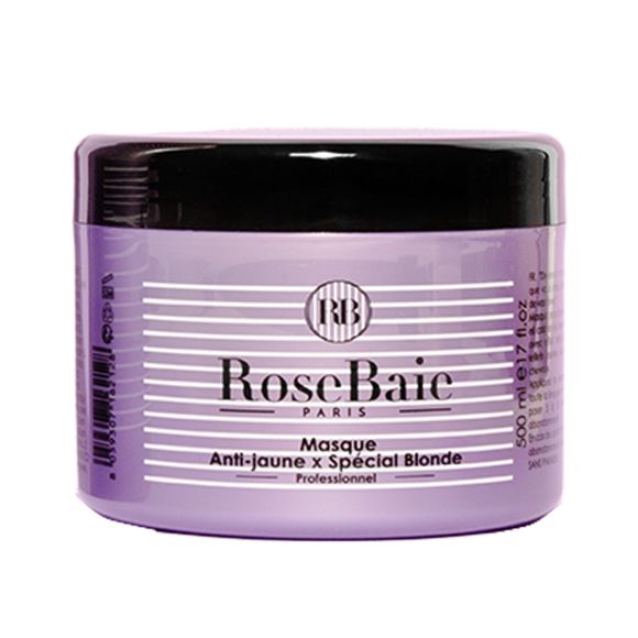 Masque anti-jaune et spécial blonde RoseBaie - pot de 500ml