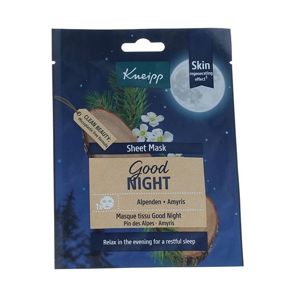 Masque visage Good Night Pin et amyris Kneipp - un masque