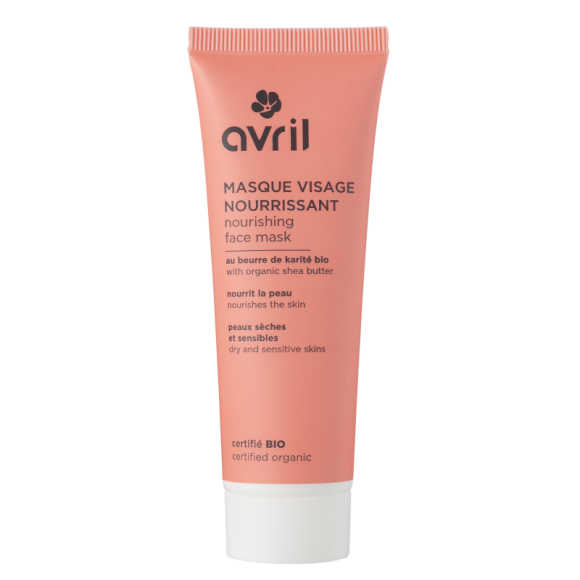 Masque visage nourrissant bio Avril - tube de 50 ml