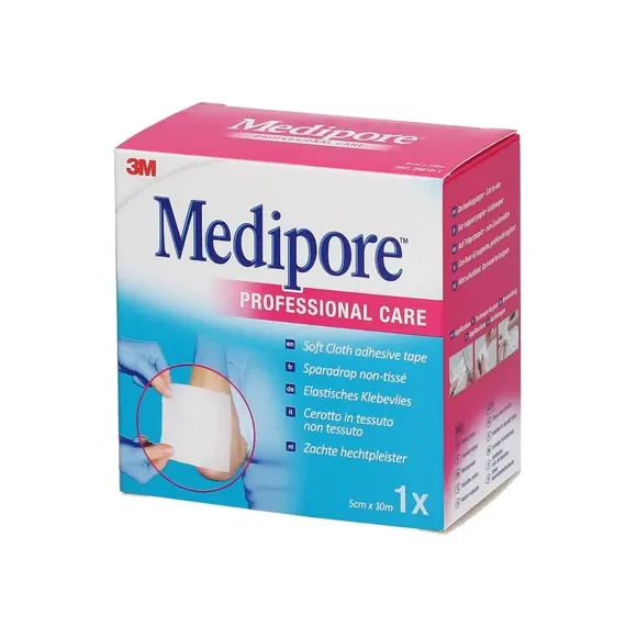 Medipore sparadrap blanc non-tissé 3M - un rouleau