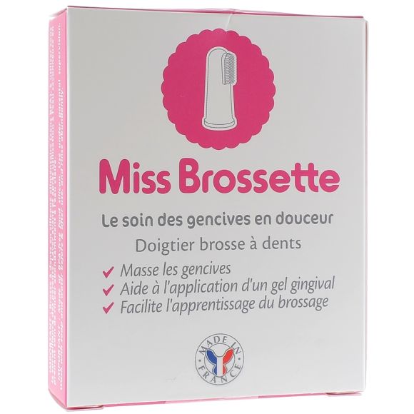 Miss Brossette Doigtier Brosse à Dents Machouyou - boîte de 1 brossette