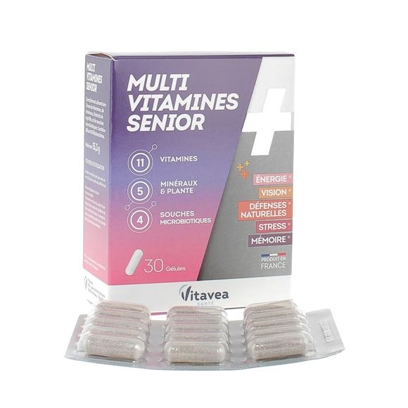 Multivitamines Senior Nutrisanté - boîte de 30 gélules