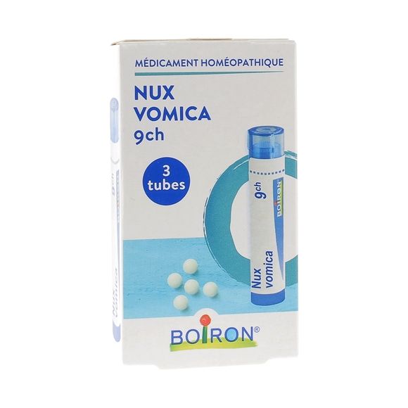 NUX VOMICA 9CH granules Boiron - 3 tubes de 4g