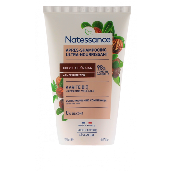 Après-shampooing ultra-nourrissant Natessance - tube de 150ml