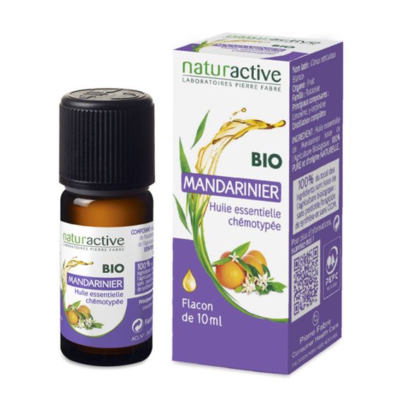 Huile essentielle de mandarinier bio Naturactive - flacon de 10 ml