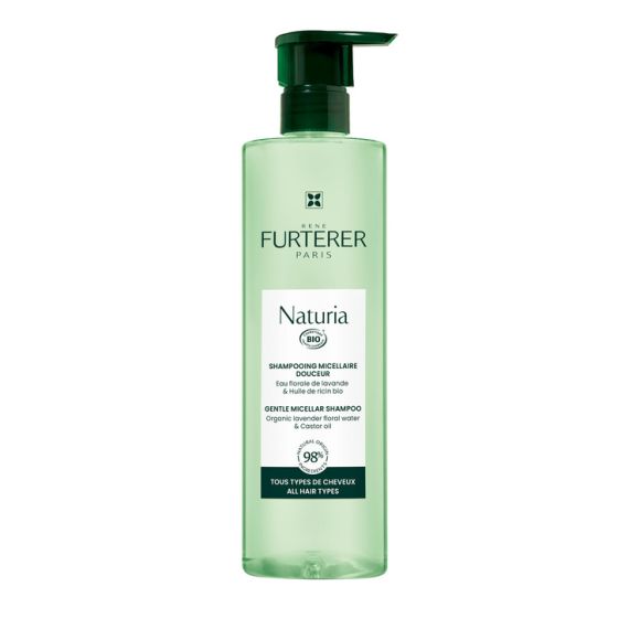 Naturia shampooing micellaire douceur bio René Furterer - flacon-pompe de 400 ml