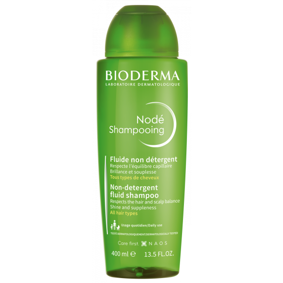 Nodé shampooing fluide non détergent Bioderma - flacon de 400 ml